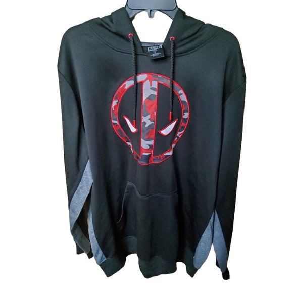 Marvel Other - marvel deadpool pull over XL red/black hoodie